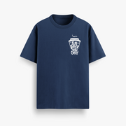 Coffee Grind Navy Oversized 240 GSM Tee