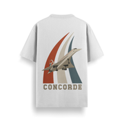 Concorde Off White Oversized 240 GSM Tee