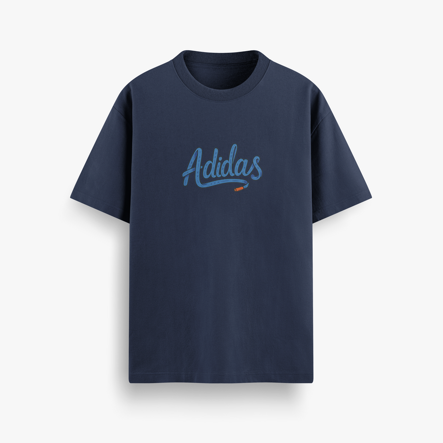 Sneaker Lab Navy Oversized 240 GSM Tee