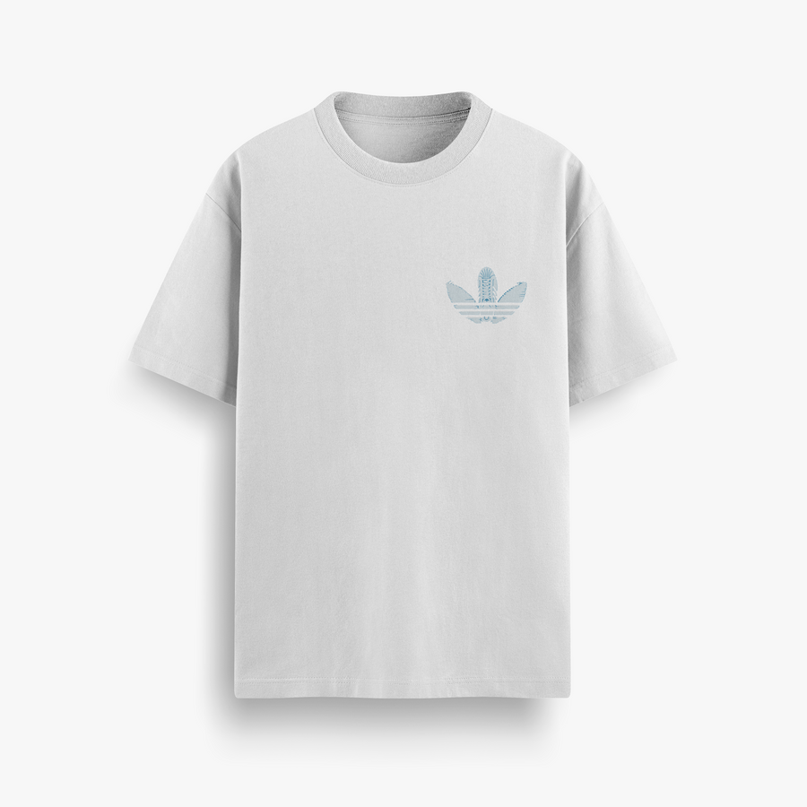 Street Kicks White Oversized 240 GSM Tee