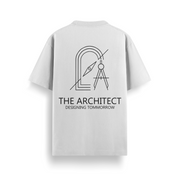 The Architect White Oversized 240 GSM Tee