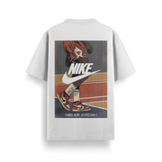 Court Legend White Oversized 240 GSM Tee