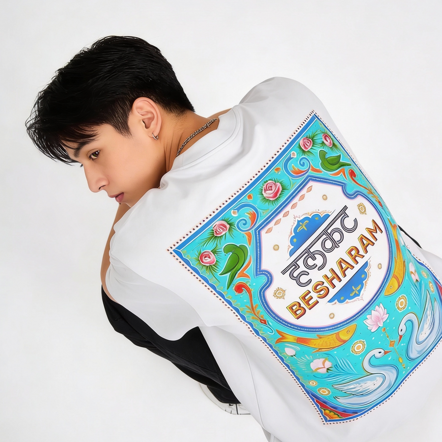 Halkat Besharam Oversized 240 GSM Tee
