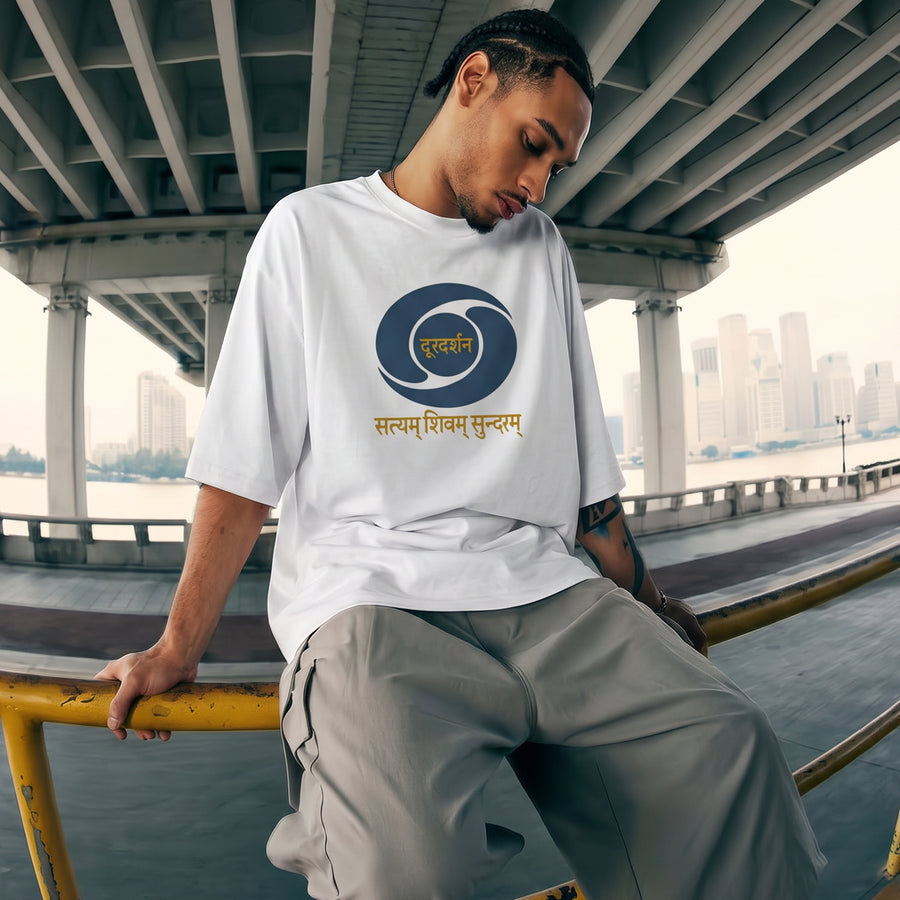 Satyum Shivam Sundaram Oversized 240 GSM Tee