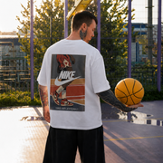 Court Legend White Oversized 240 GSM Tee
