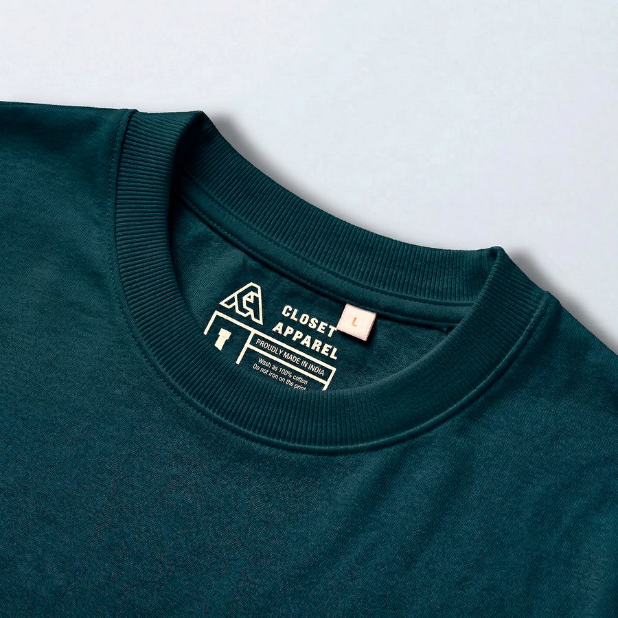 Petrol Oversized 240 GSM Tee