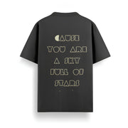 Sky Full Of Stars Black Oversized 240 GSM Tee
