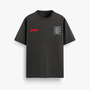 Box Box Box Black Oversized 240 GSM Tee
