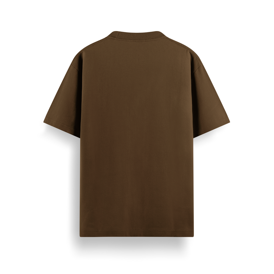 Coffee Oversized 240 GSM Tee