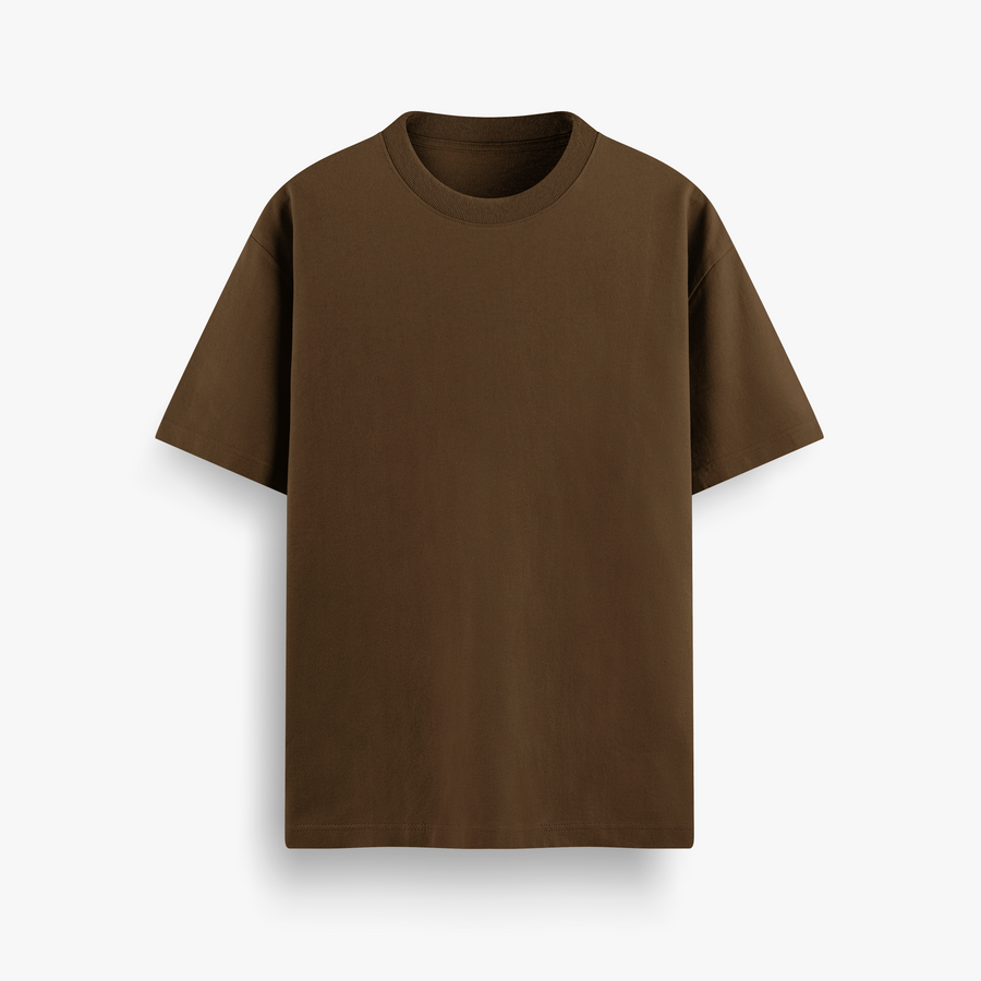 Coffee Oversized 240 GSM Tee