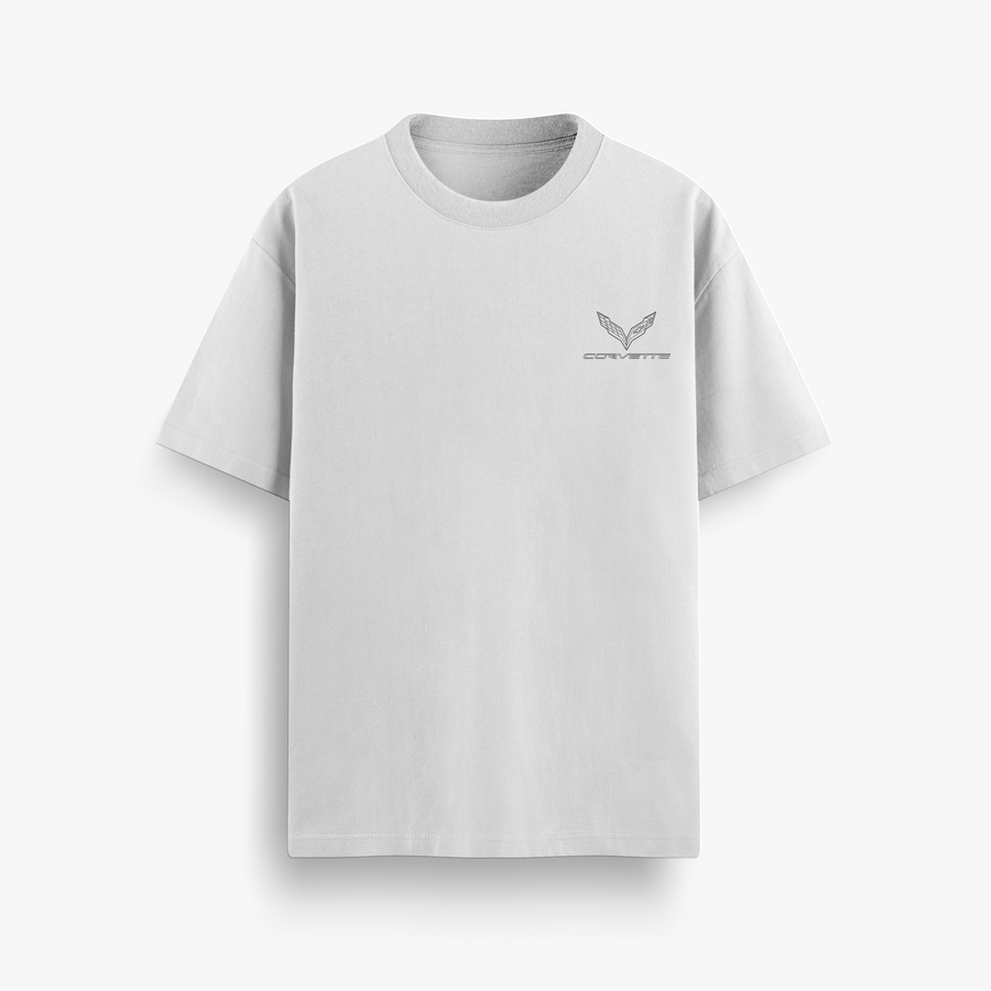 Corvette ‘57 Racer Print Oversized 240 GSM Tee
