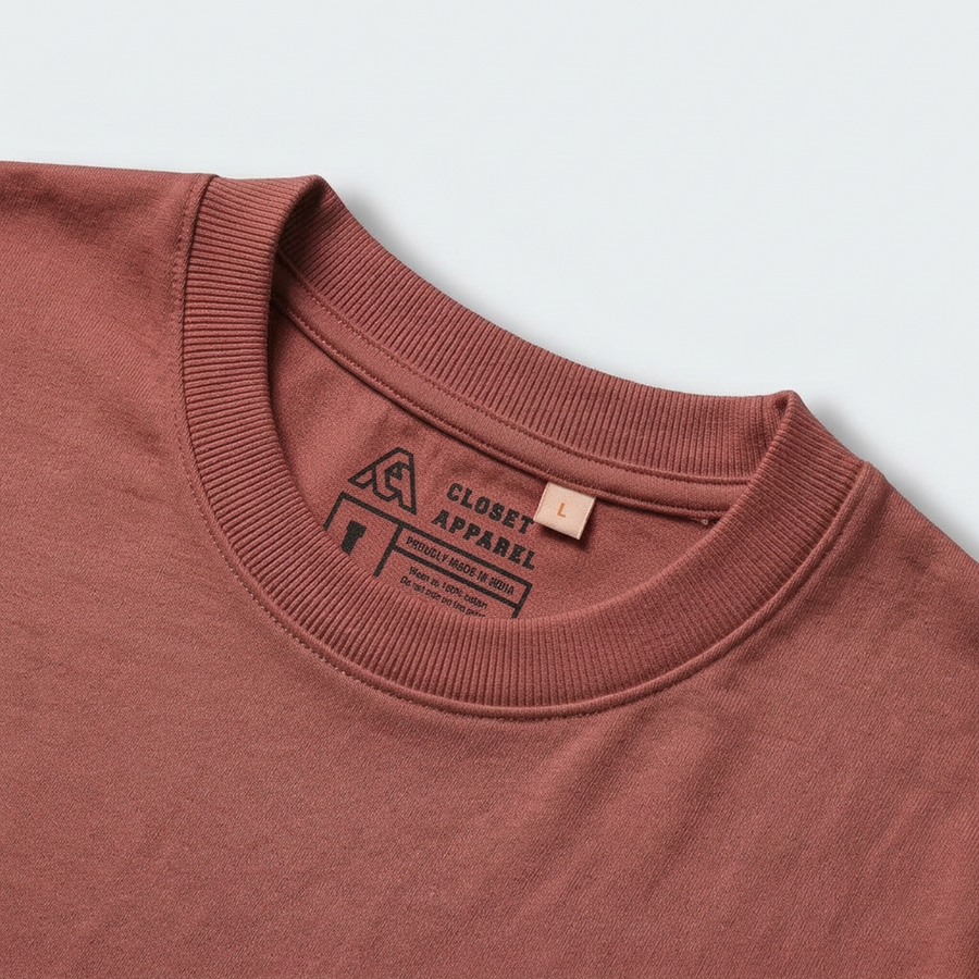 Rust Oversized 240 GSM Tee