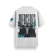 Mercedes Off White Oversized 240 GSM Tee