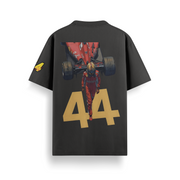 Number 44 Black Oversized 240 GSM Tee