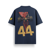 Number 44 Navy Oversized 240 GSM Tee