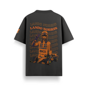 Lando Norris Black Oversized 240 GSM Tee