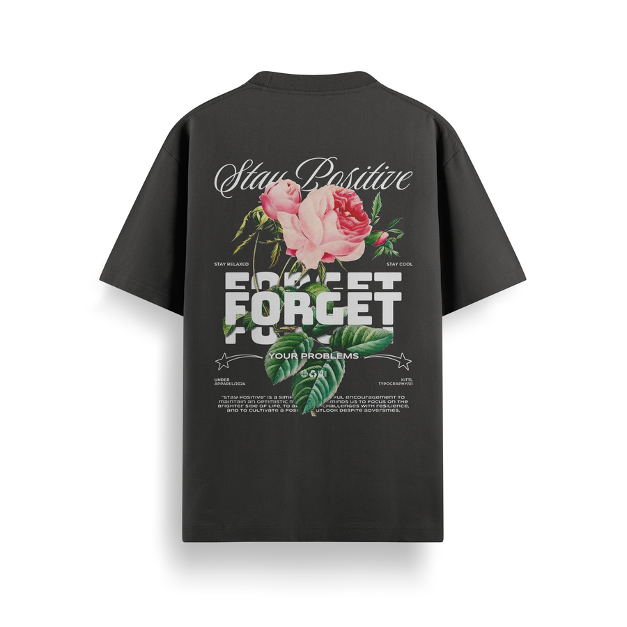 Forget Floral Backprint Tee