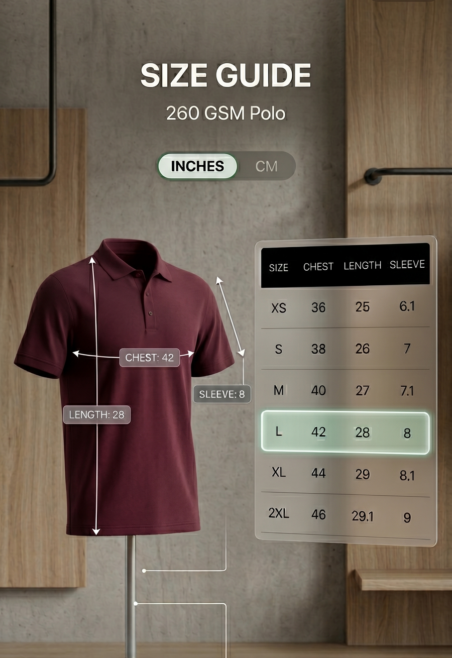 French Wine 260 GSM Polo