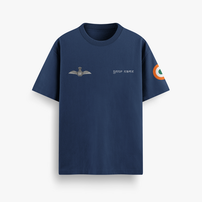 (Custom Name) Formation Flypast Navy Oversized 240 GSM Tee
