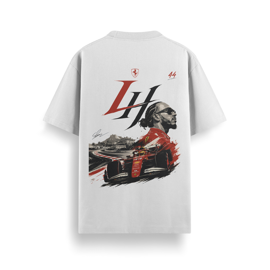 LH44 Drive Off-White Oversized 240 GSM Tee