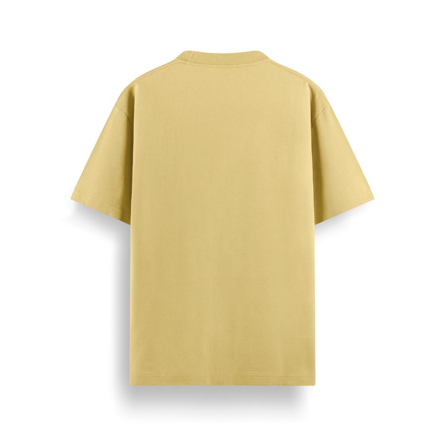 Light Yellow Oversized 240 GSM Tee