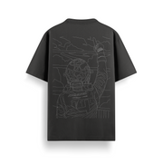 Lando Victory Sketch Black Oversized Tee