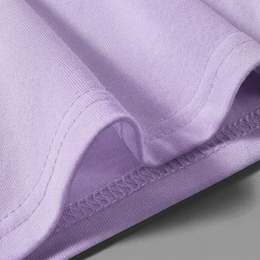 Lilac Grey Oversized 240 GSM Tee