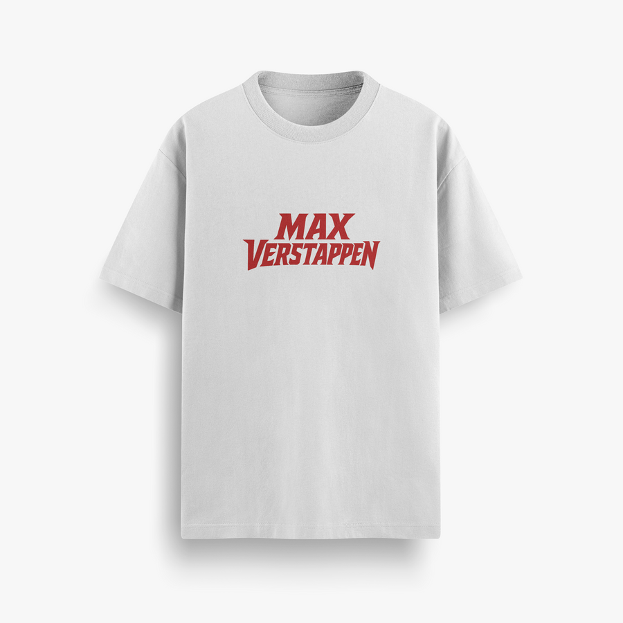 Max Verstappen Speed Off-White Oversized 240 GSM Tee