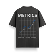 The Growth Strategist Black Oversized Tee