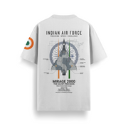Mirage 2000 Radar Off White Oversized 240 GSM Tee