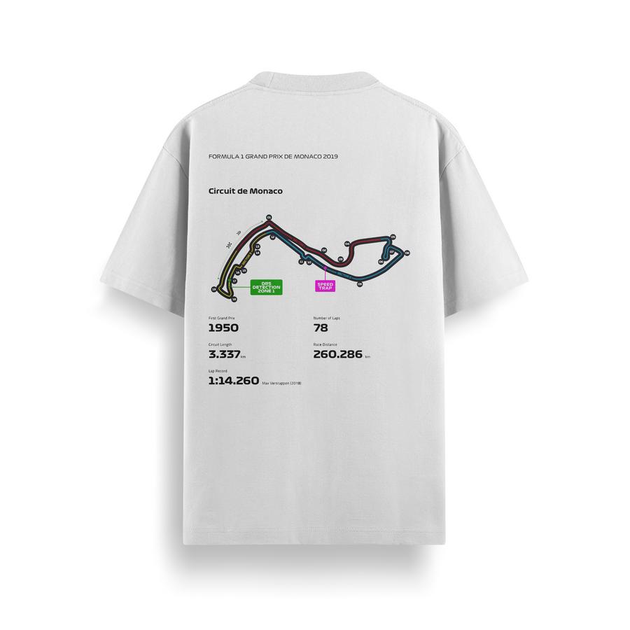 Circuit de Monaco Telemetry Oversized Tee