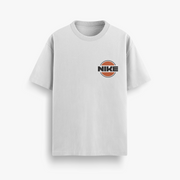 Chameleon Kick White Oversized 240 GSM Tee