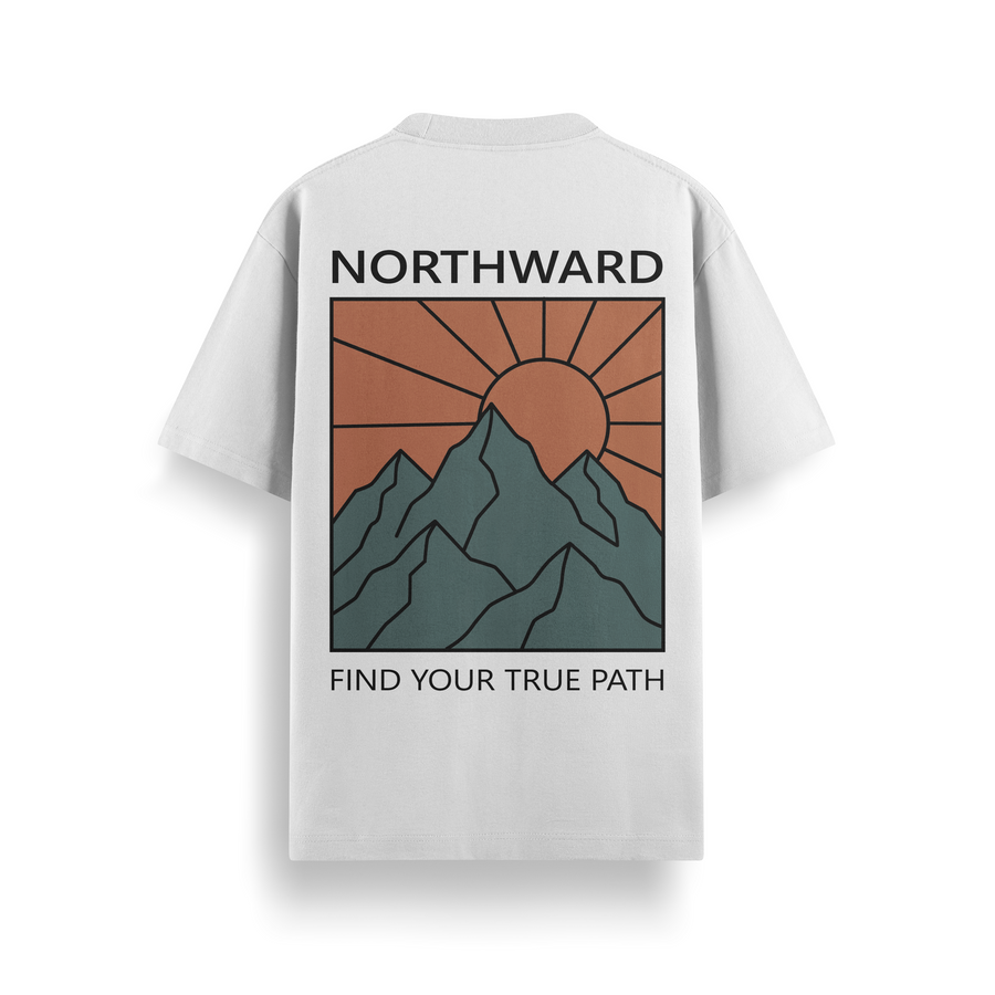 Northward Path Oversized 240 GSM Tee