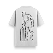 The Silent Finisher 240 GSM White Oversized Tee