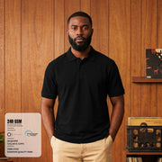Classic Black 240 GSM Polo