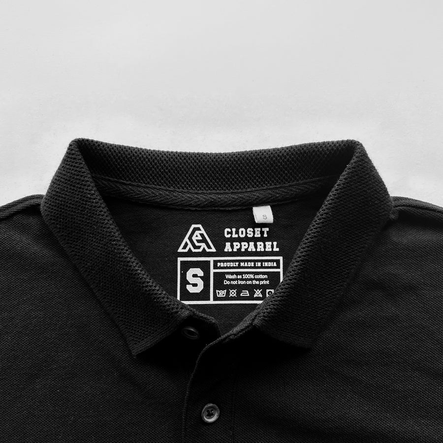 Classic Black 240 GSM Polo