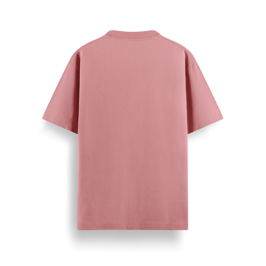 Peach Oversized 240 GSM Tee