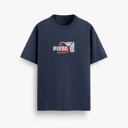 Speedcat Sketch Navy Oversized 240 GSM Tee