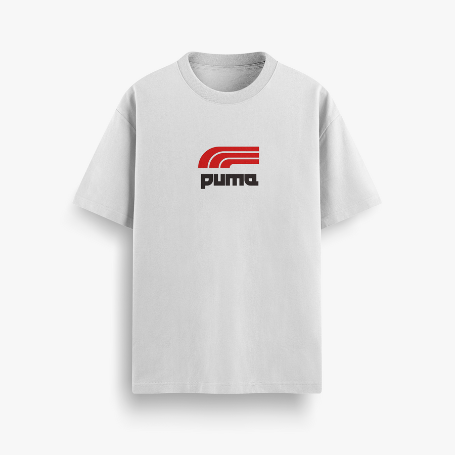Puma Force White Oversized 240 GSM Tee