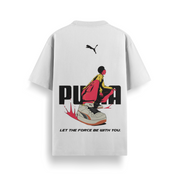 Puma Force White Oversized 240 GSM Tee