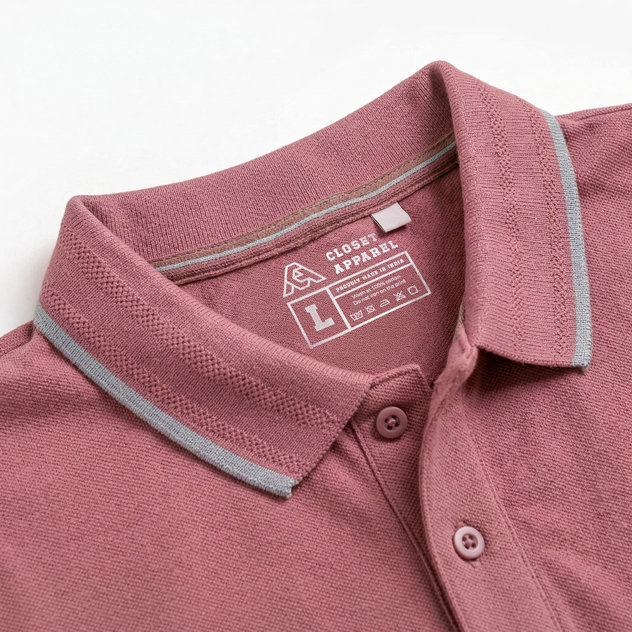 Mauve 260 GSM Polo