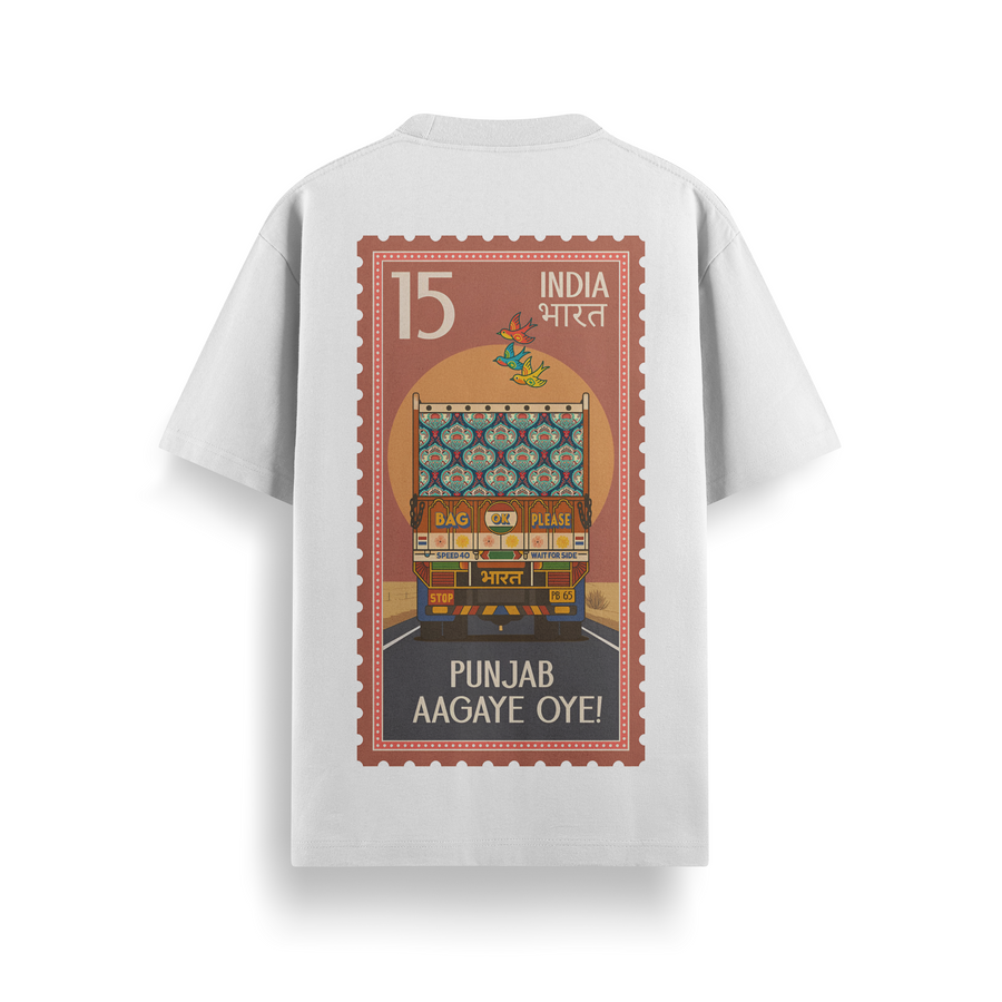 Punjab Aagaye Oye! Oversized 240 GSM Tee