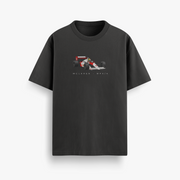 McLaren MP4/4 Black Oversized 240 GSM Tee