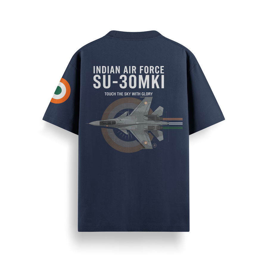 Su-30MKI Navy Oversized 240 GSM Tee