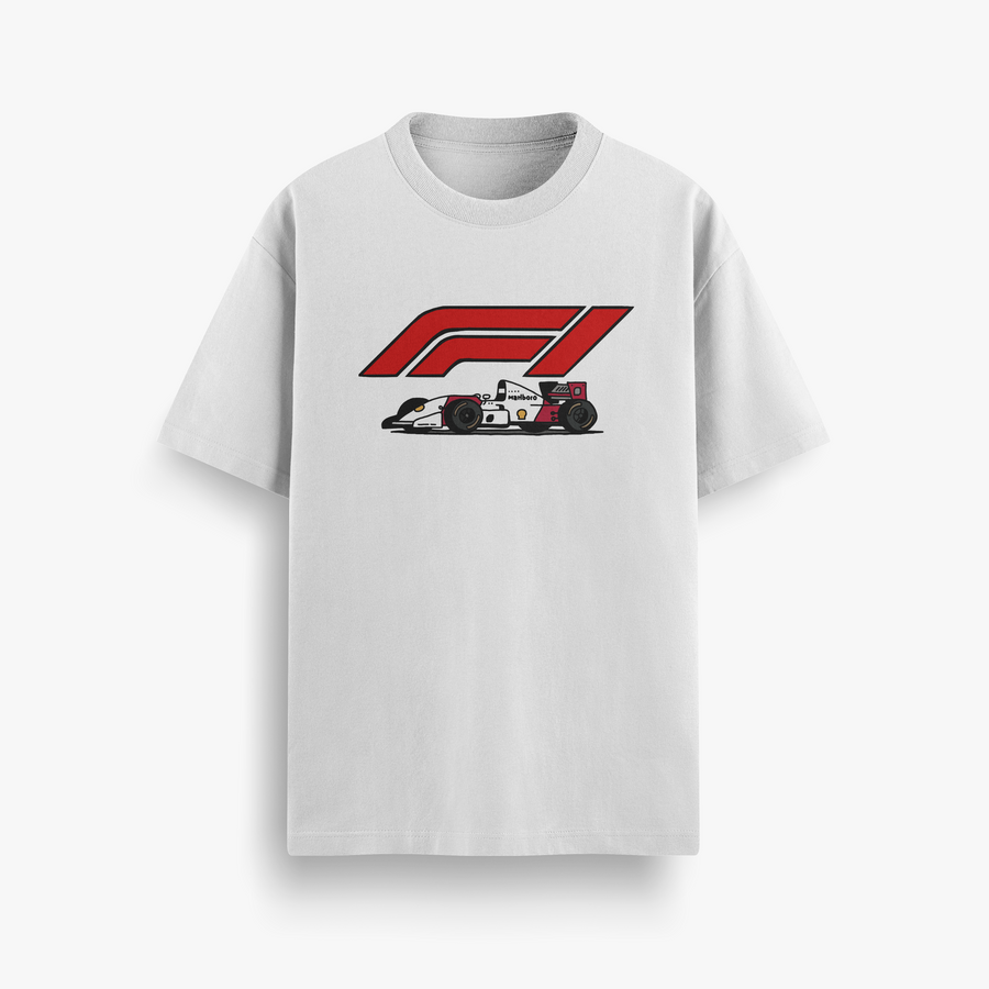 F1 Origins White Oversized Tee