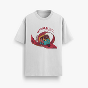 Auto Bhaiyaaa White Oversized 240 GSM Tee