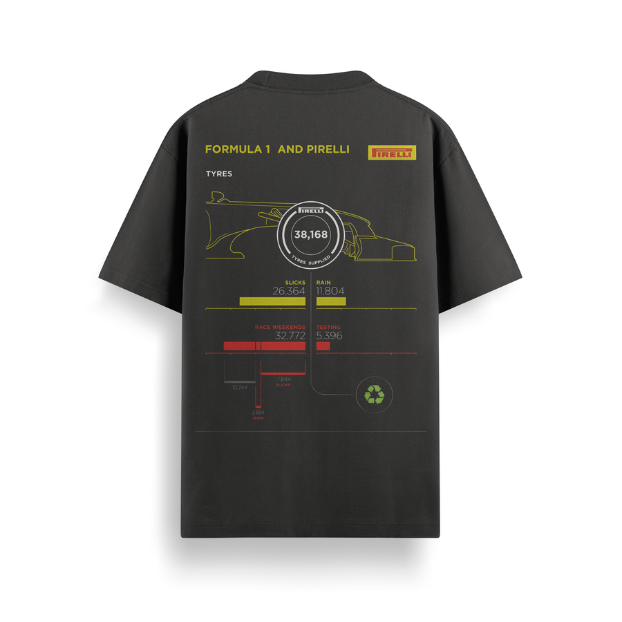 Pirelli Strategy Black Oversized Tee