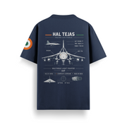 HAL Tejas Navy Oversized 240 GSM Tee