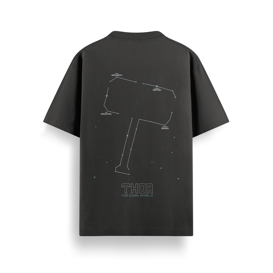Cosmic Mjolnir Oversized 240 GSM Tee
