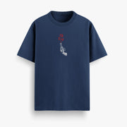 Guns N Roses Nightrain Navy Oversized 240 GSM Tee